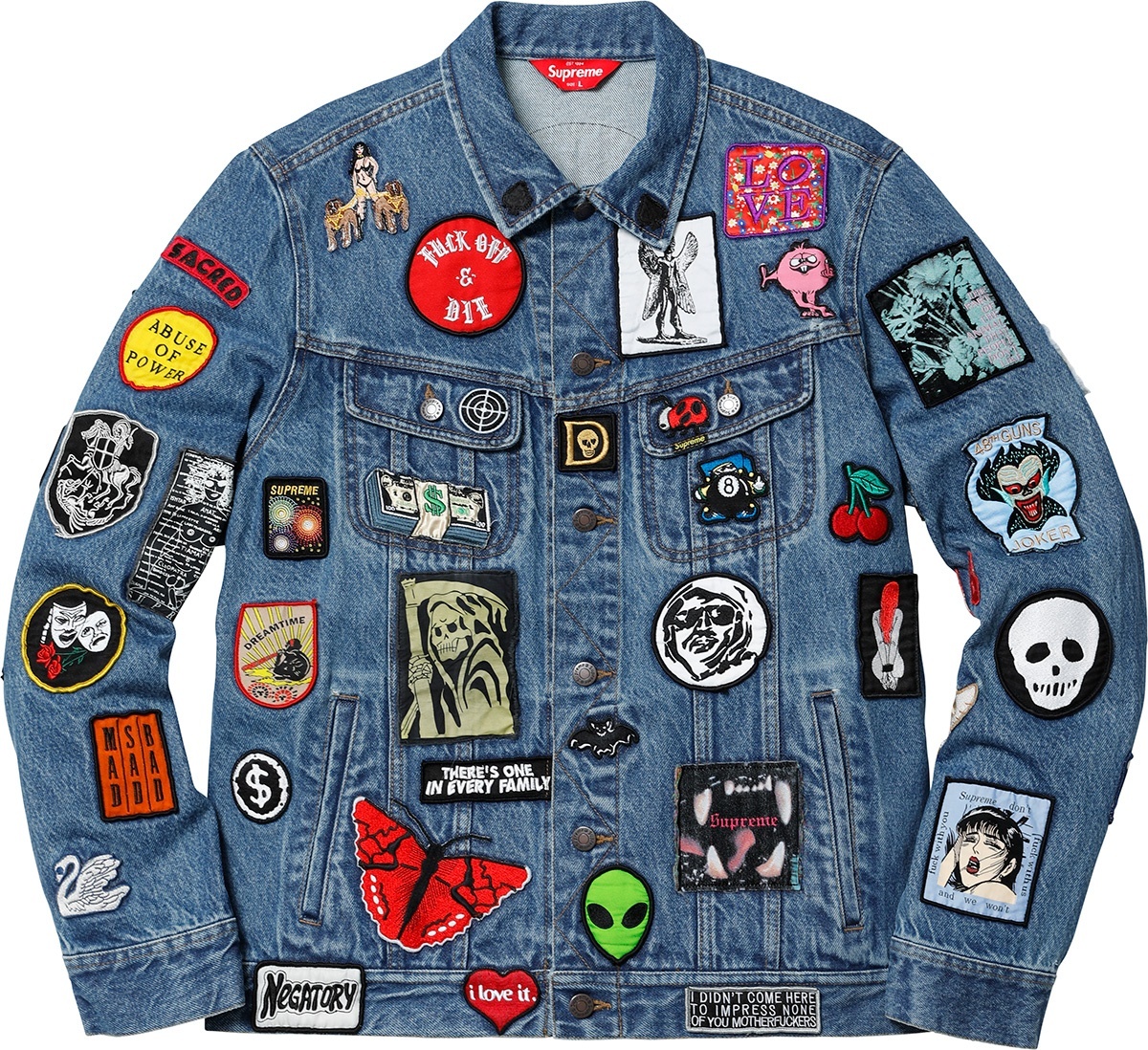 Patches Denim Trucker Jacket view 2